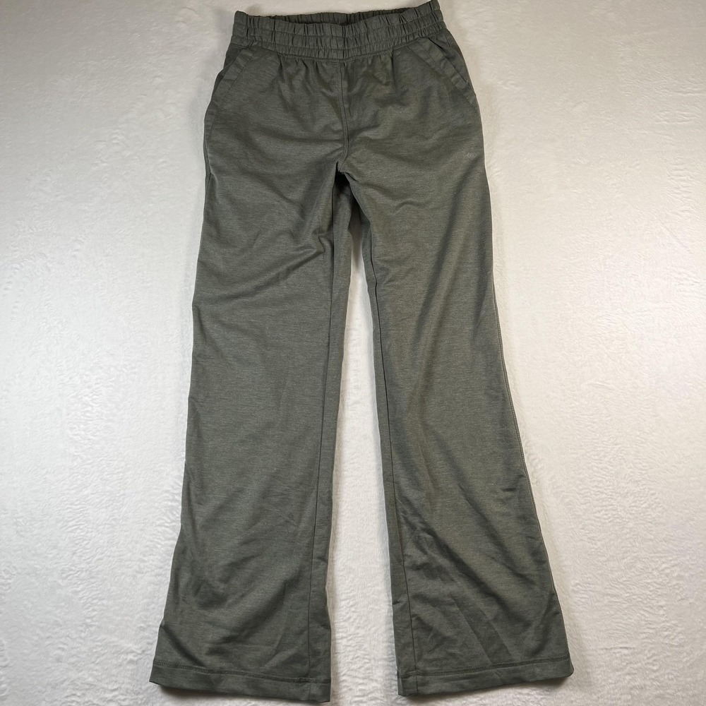 LEG3ND Pants Wonens Small Green Lounge Flare Elastic Waist Pockets